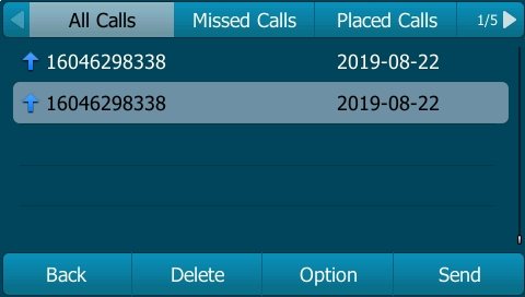 T29G Call History